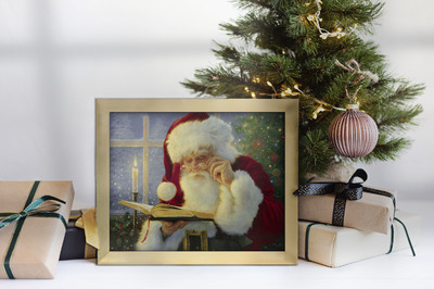 Greg Olsen Releases A New Painting Of Santa Reading The Story Of Christmas